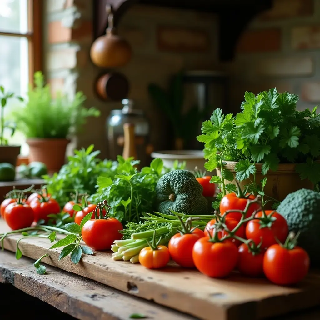 Rustic Plant-Based Kitchen