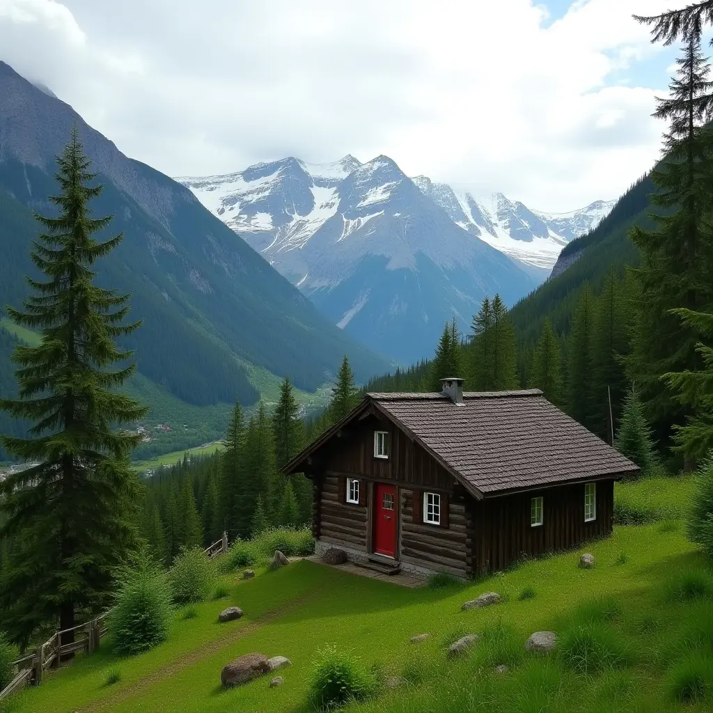 Norwegian Rustic Cottage