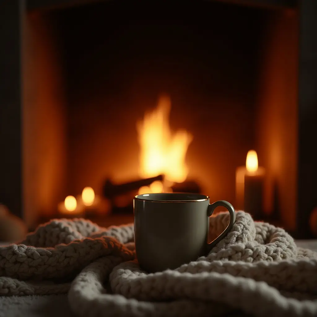 Cozy Fireplace Evening