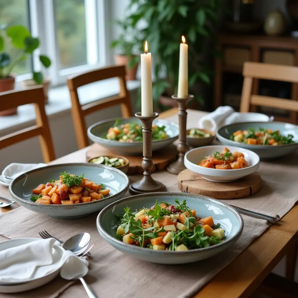 Cozy Cottagecore Dining Experience