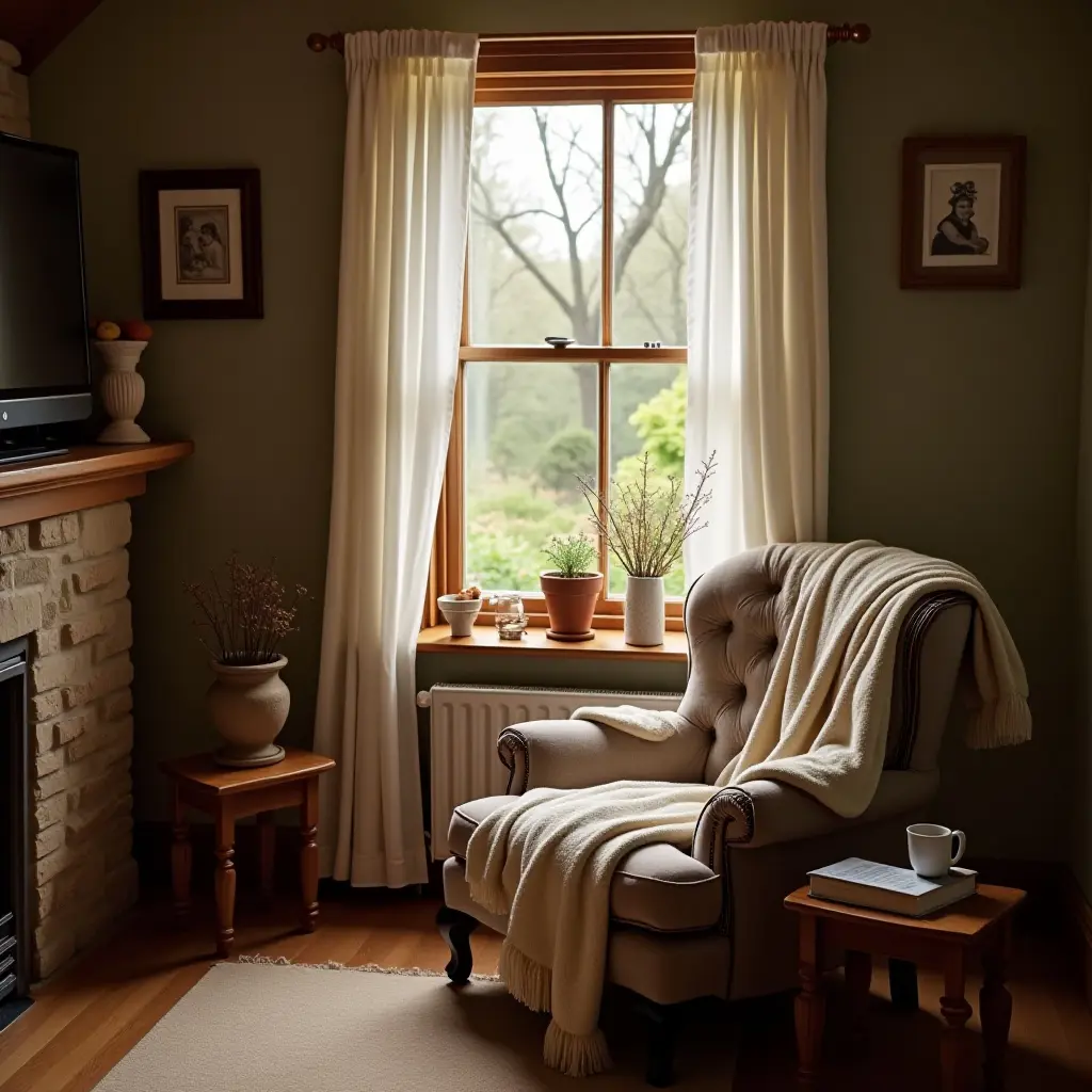 Cottagecore Reading Nook