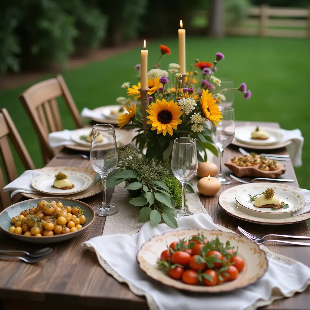 Cottagecore Potluck Decor