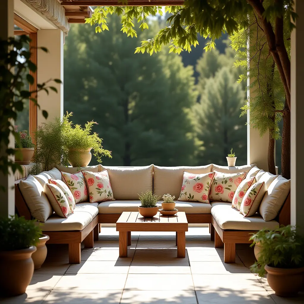 Sunlit Patio Cottagecore Decor