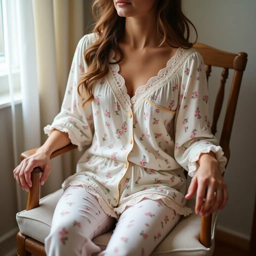 Cottagecore Sleepwear Design Elements