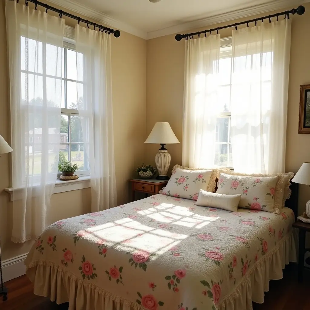 Vintage Decor in Cottagecore Bedroom