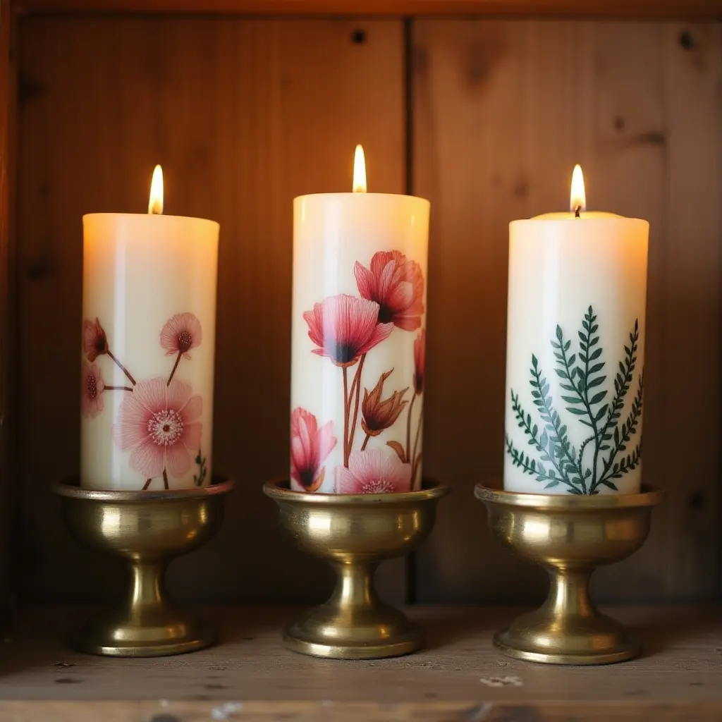 Rustic Candle Making Process