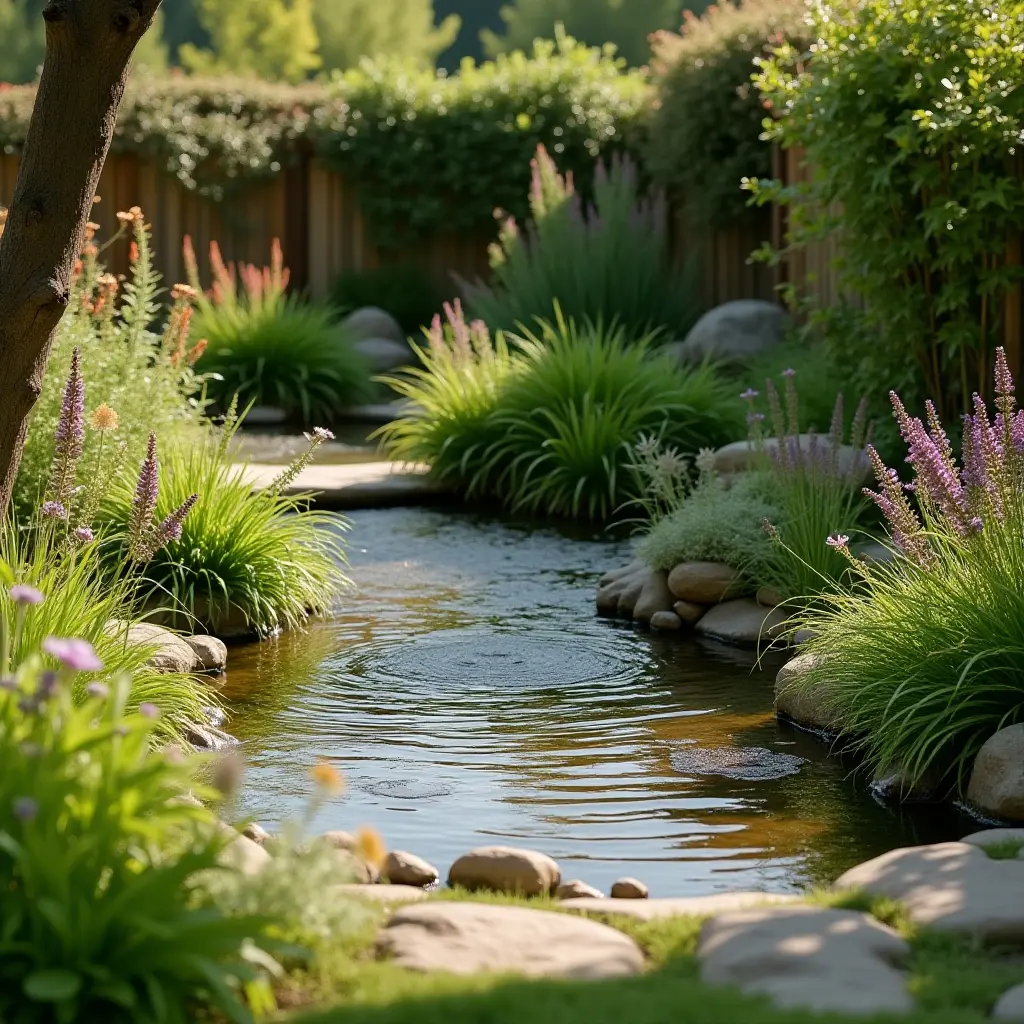 Water-Efficient Cottagecore Garden