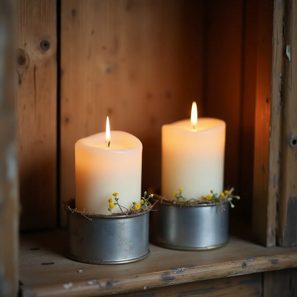 Vintage-Style Candle Holders