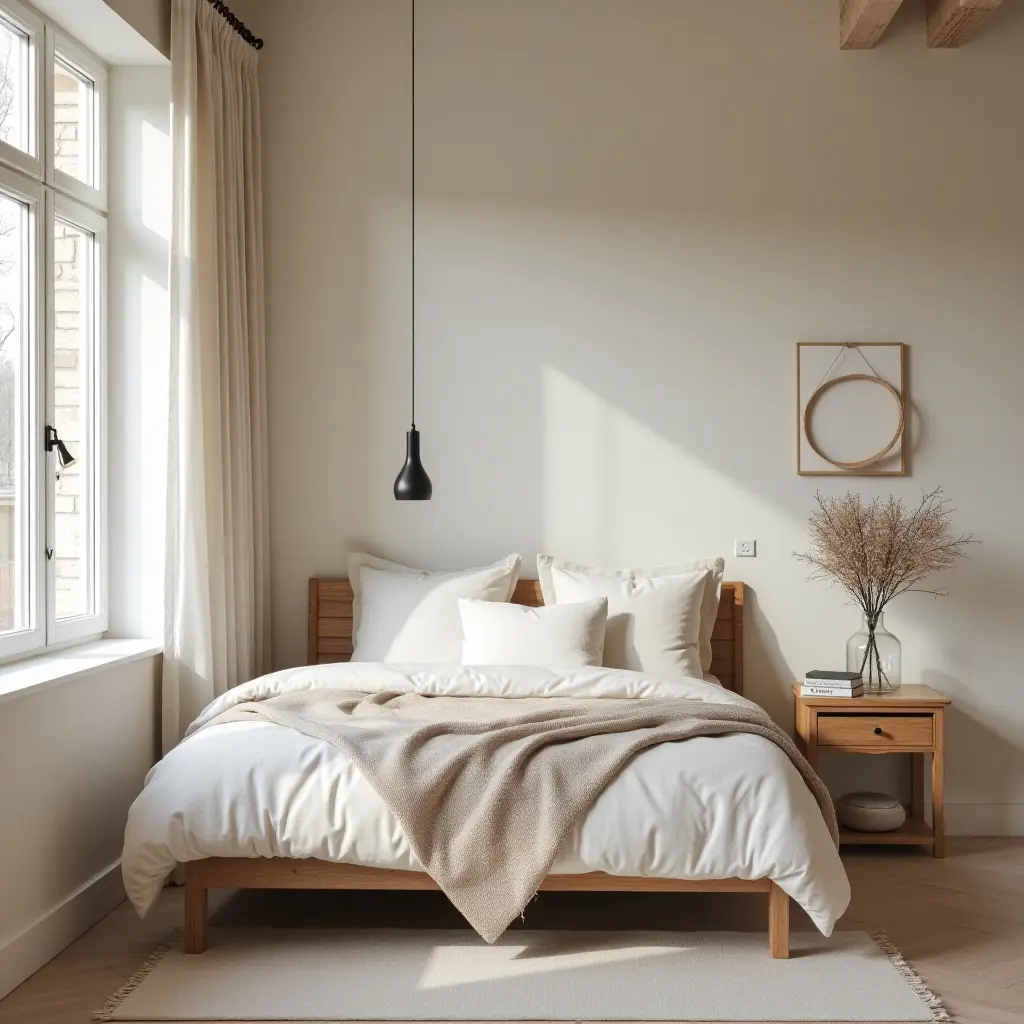 Soft Textures in Cottagecore Bedroom