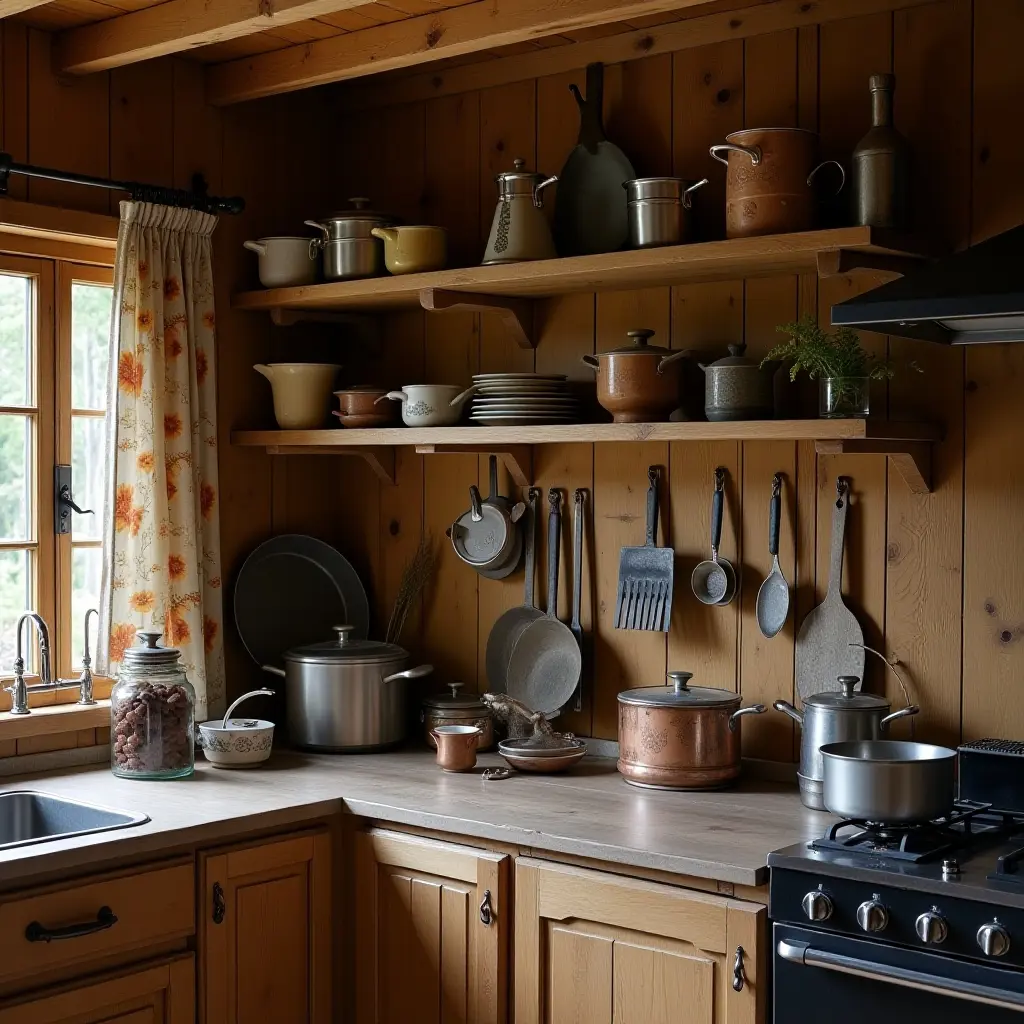 Rustic Cottagecore Kitchen