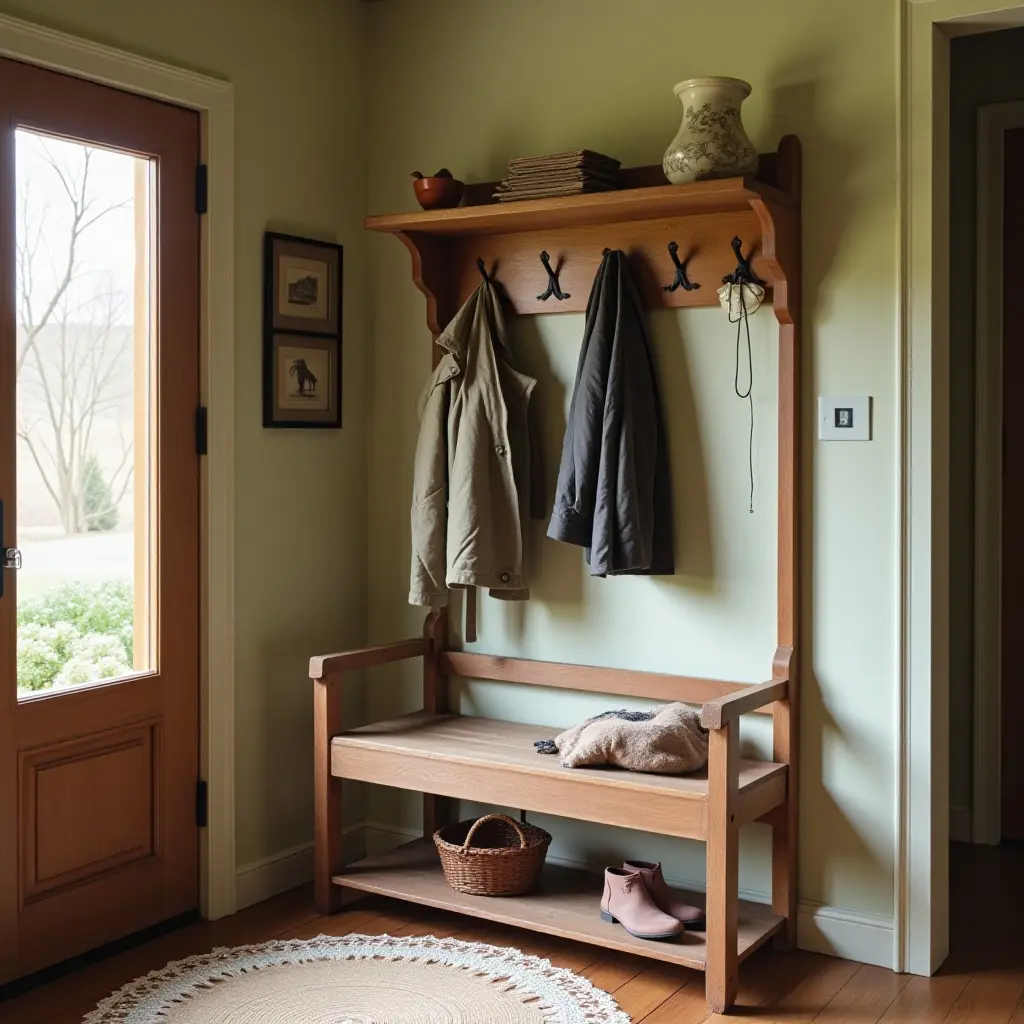 Charming Cottagecore Entryway