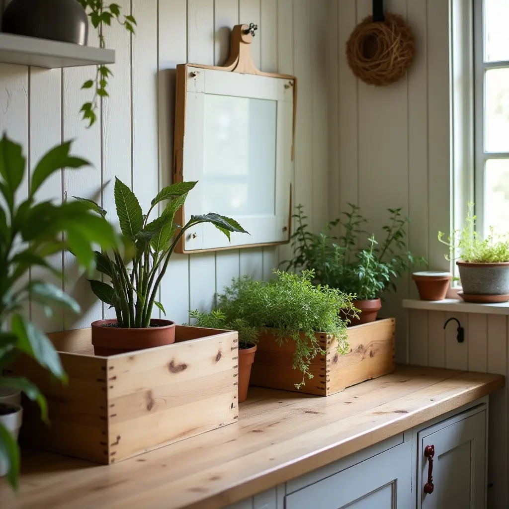 Herbs and Spices in Glass Jars