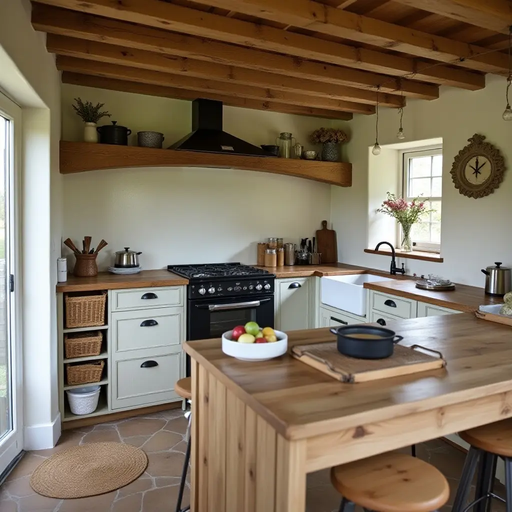 Cozy Cottagecore Kitchen