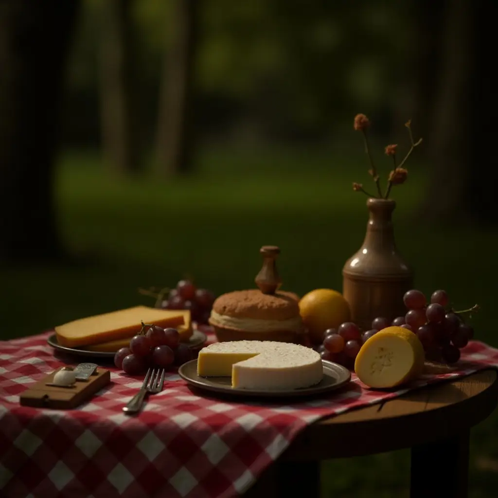 Cottagecore Picnic Food and Beverages