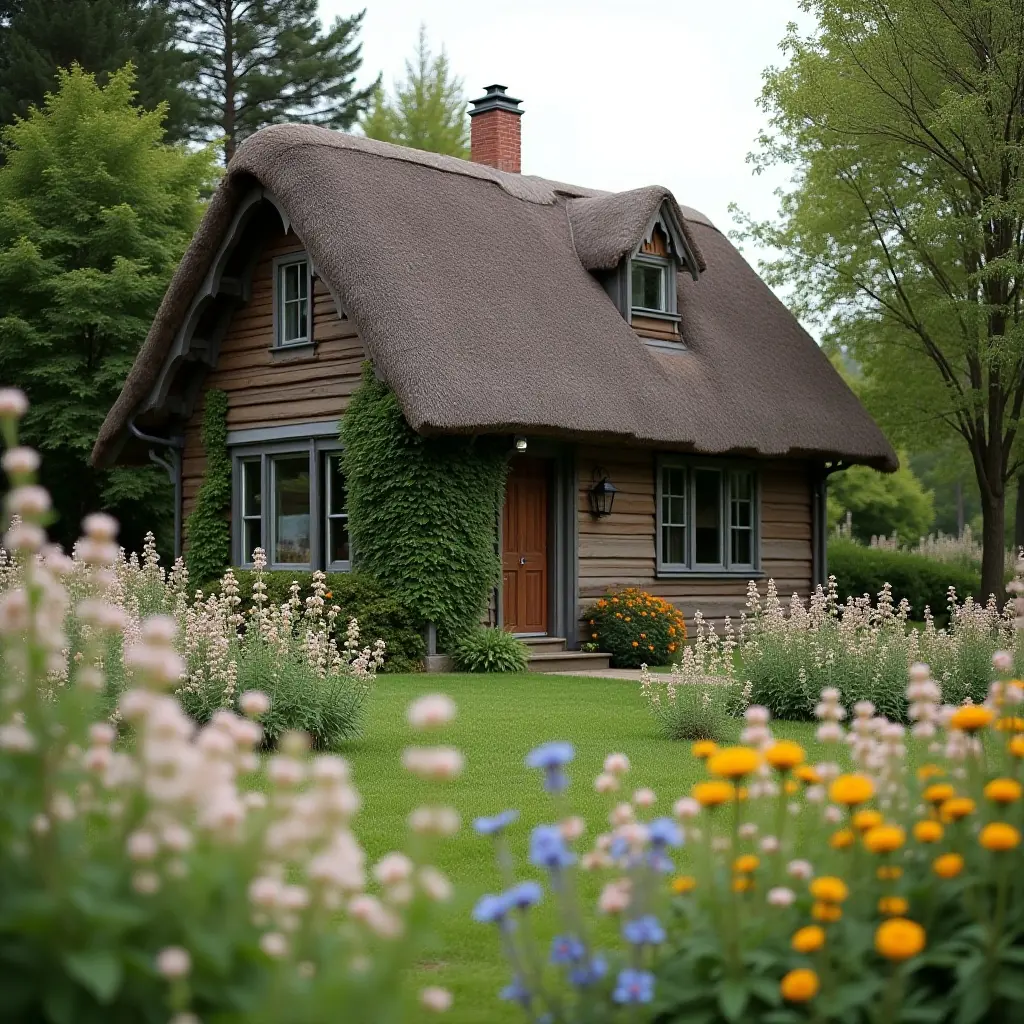 Cottagecore slow living scene