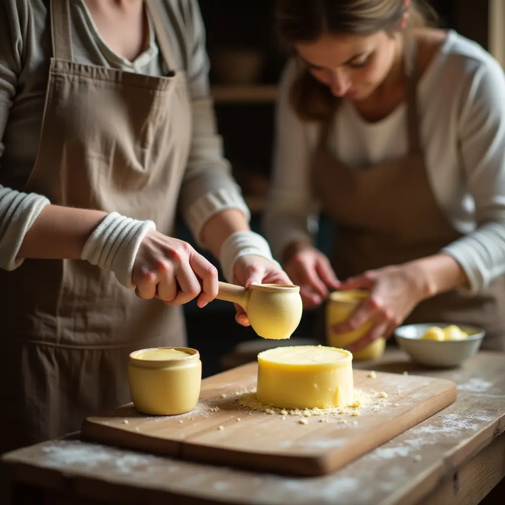 Homemade Butter Process