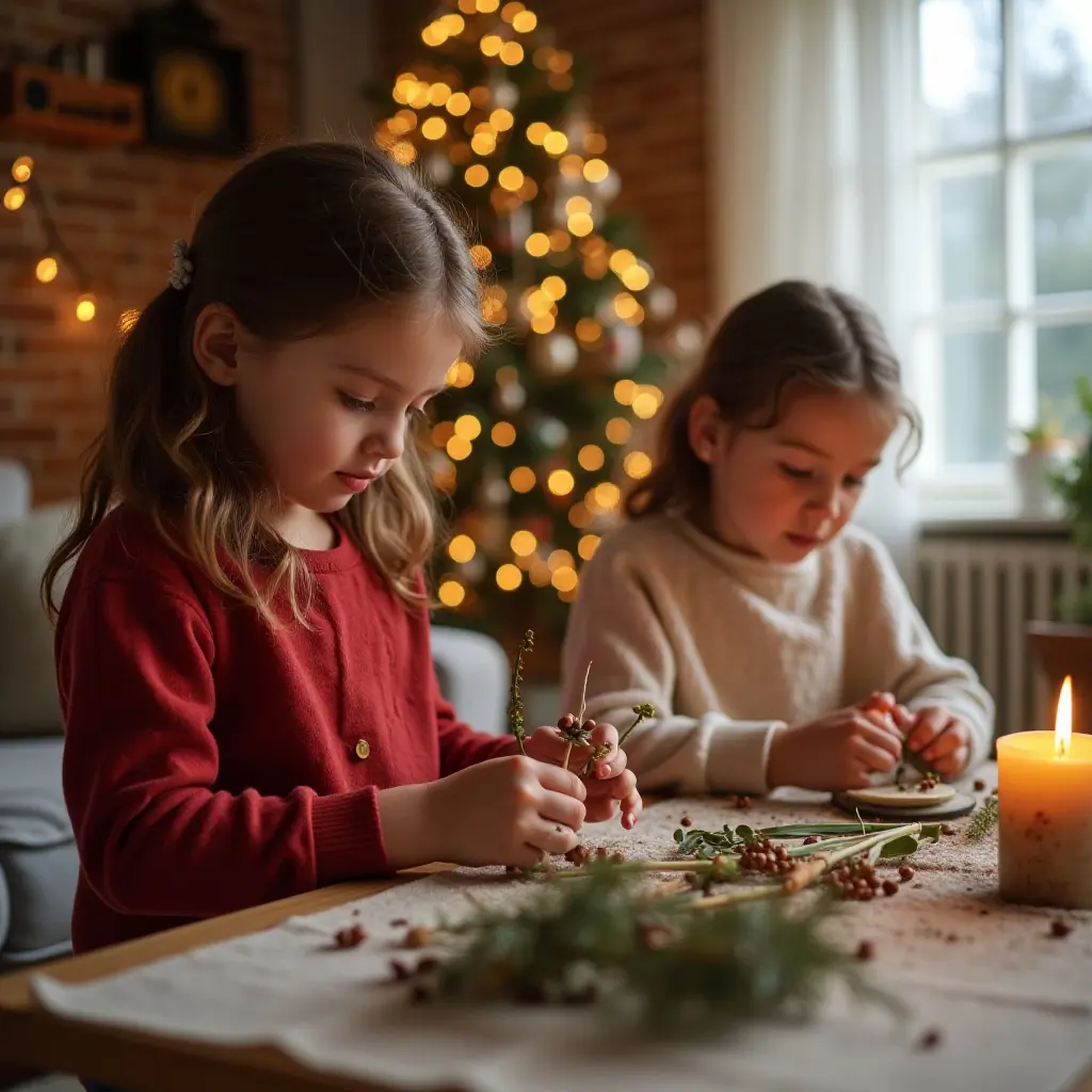 Handmade Decorations with Natural Materials