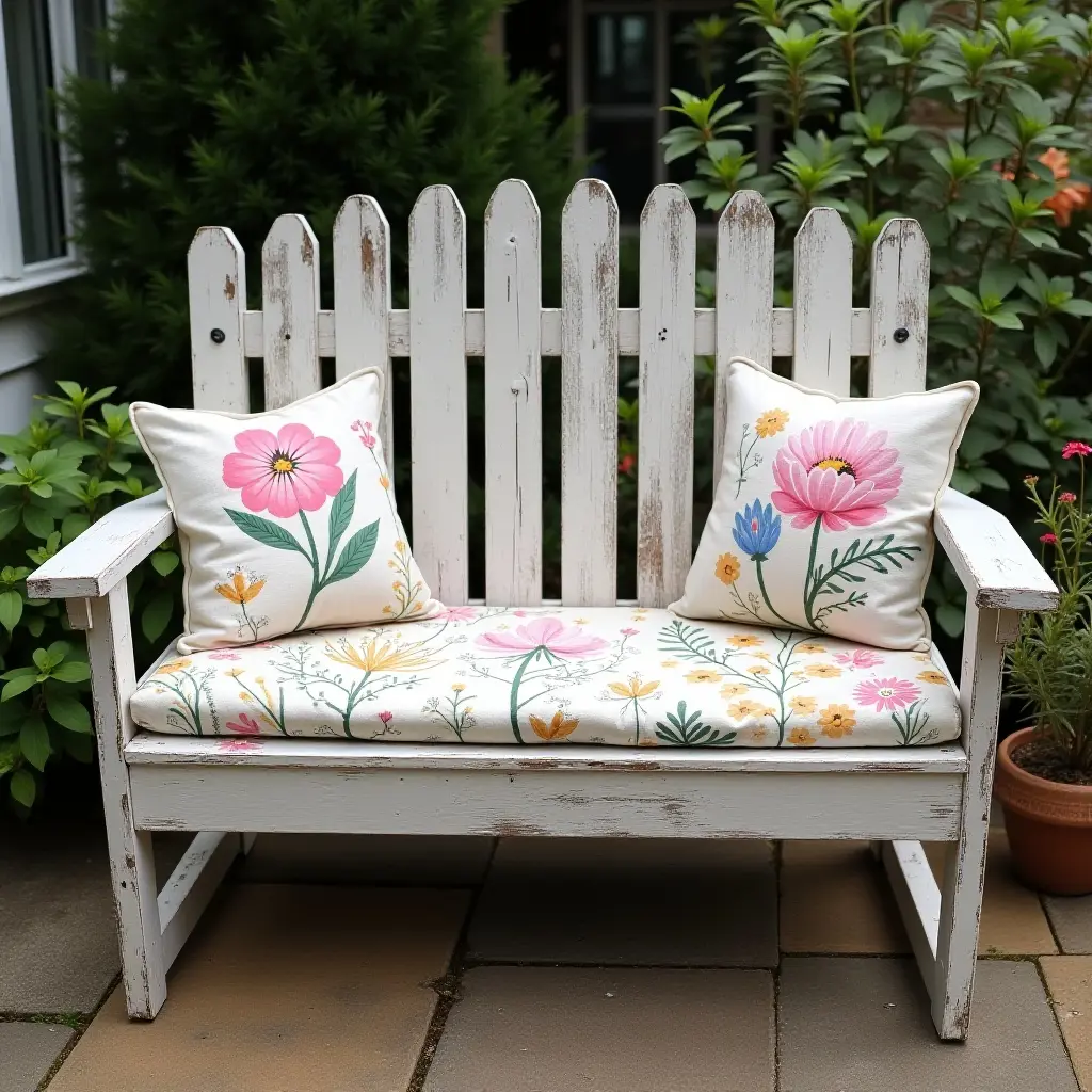 Using natural materials for a rustic touch in furniture upcycling