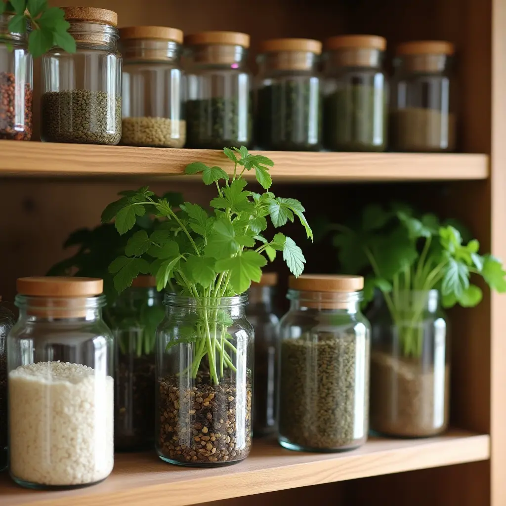 Glass Containers Cottagecore