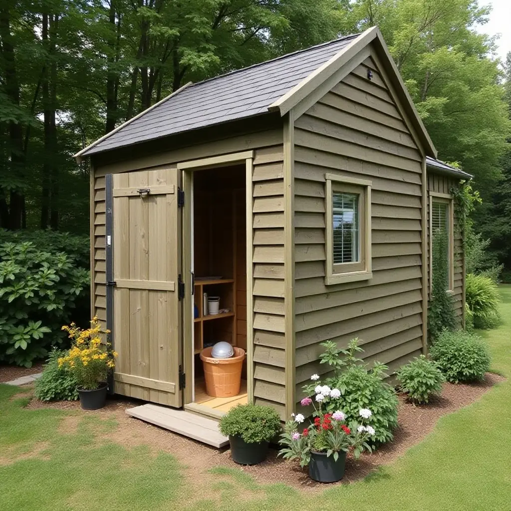 Cottagecore Composting Steps