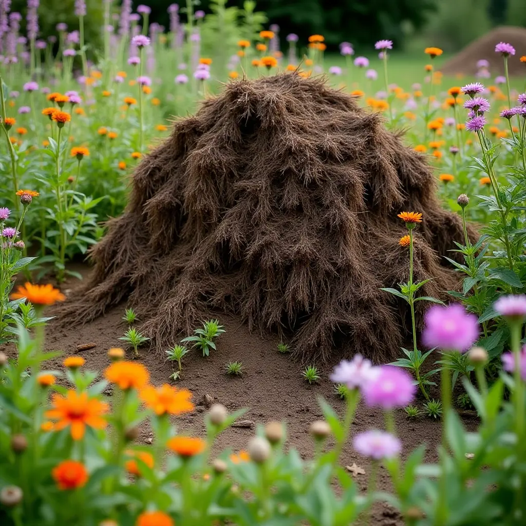 Using Compost in a Cottagecore Garden