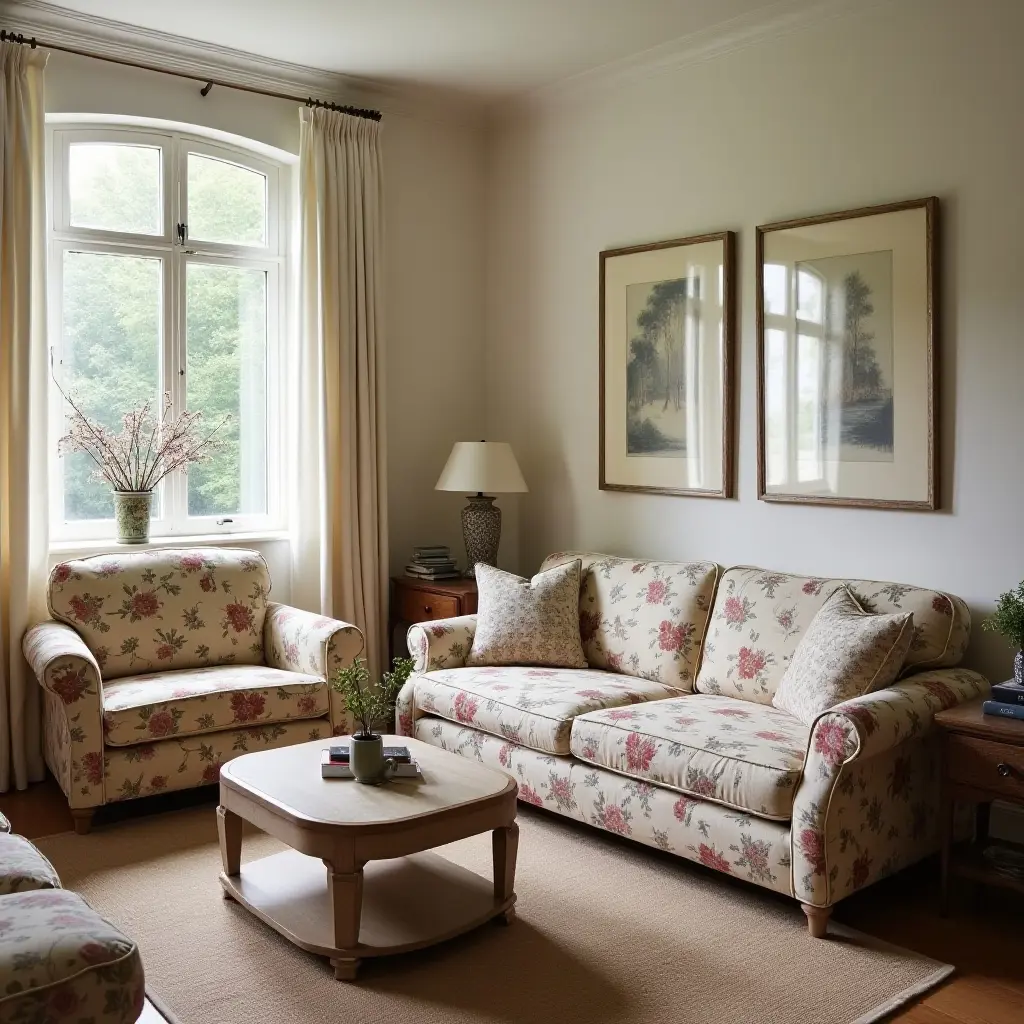 Cozy Cottagecore Living Room