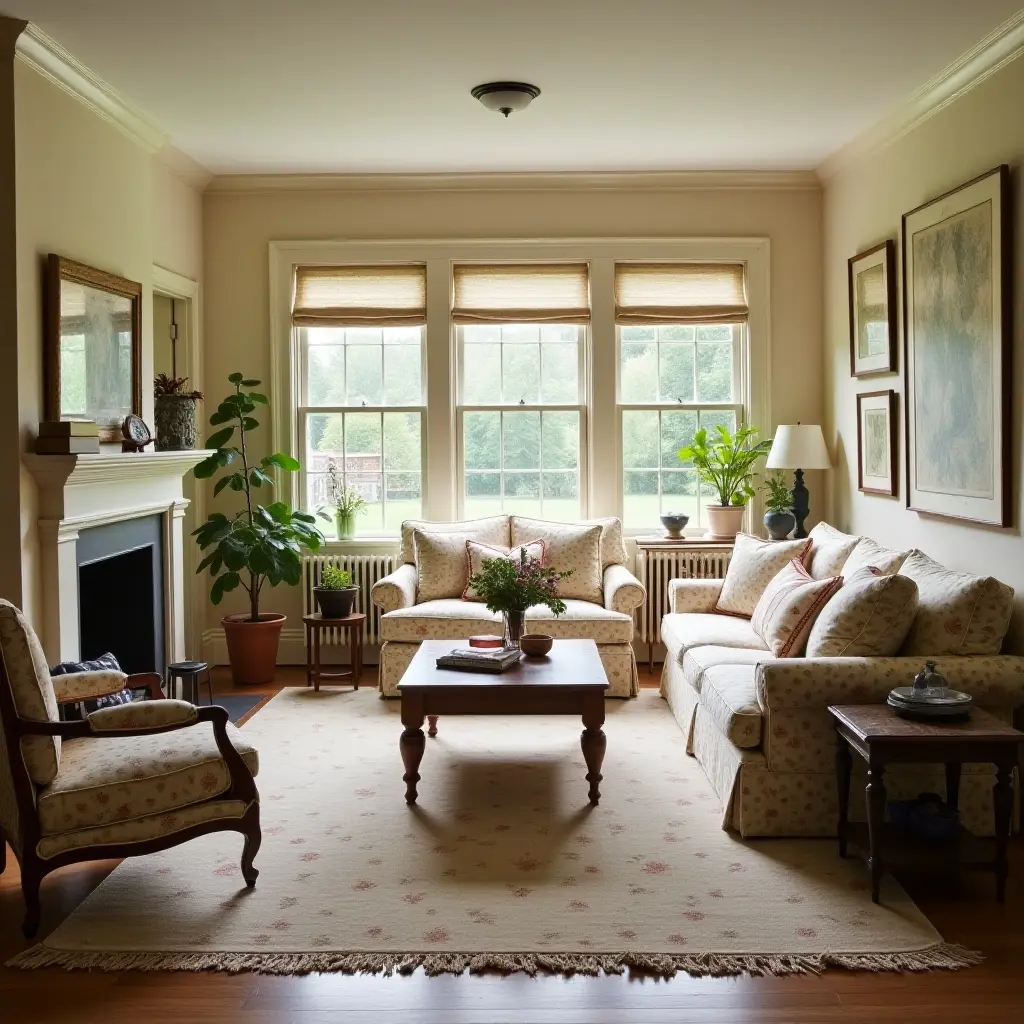 Cozy Cottagecore Living Room