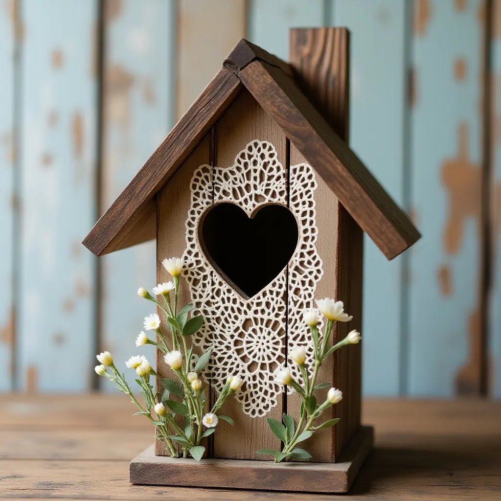 Vintage Touches for Birdhouses