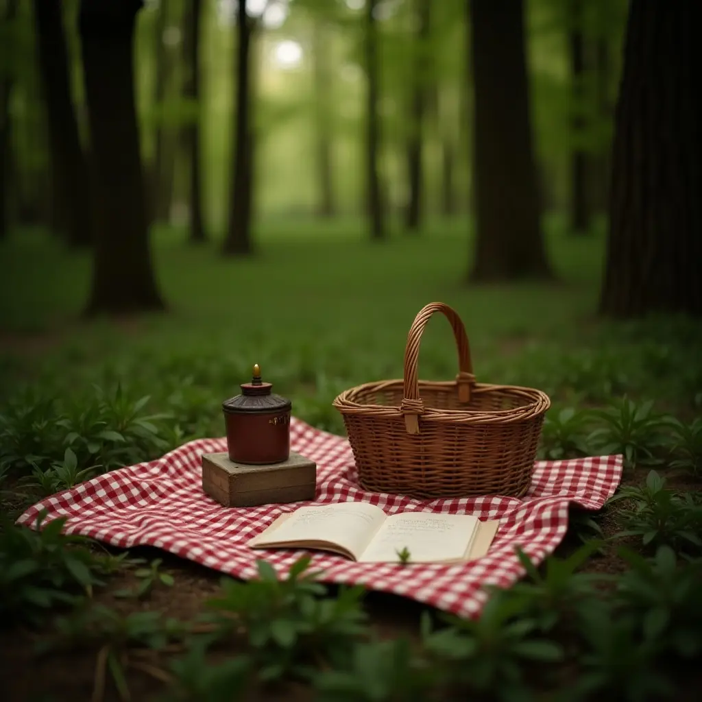 Picnicking in Nature