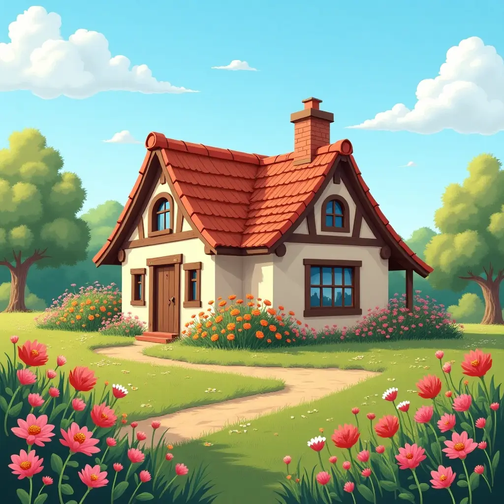 Cozy Cottage Scene