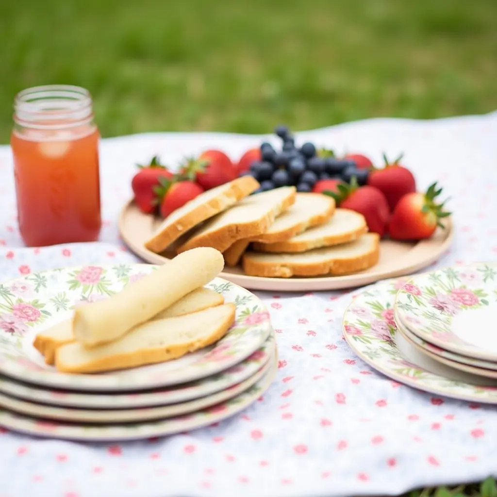 Cottagecore Picnic Setup