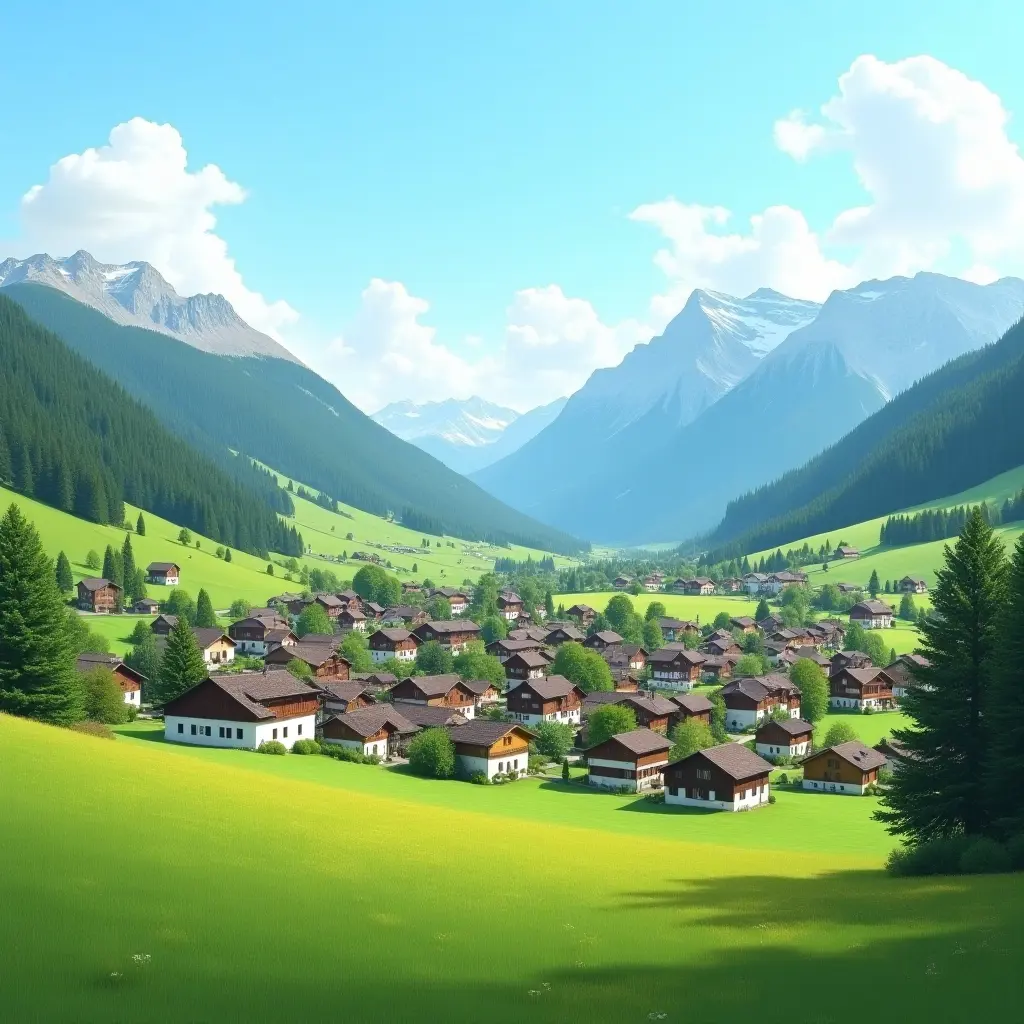 Charming Swiss Village