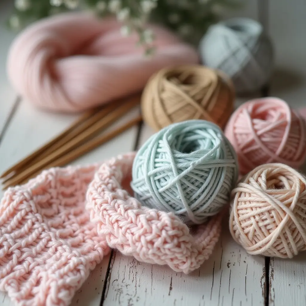 Beautiful knitted items