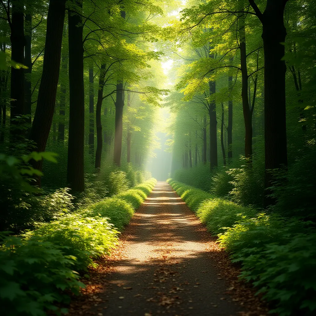 Serene Forest Scene