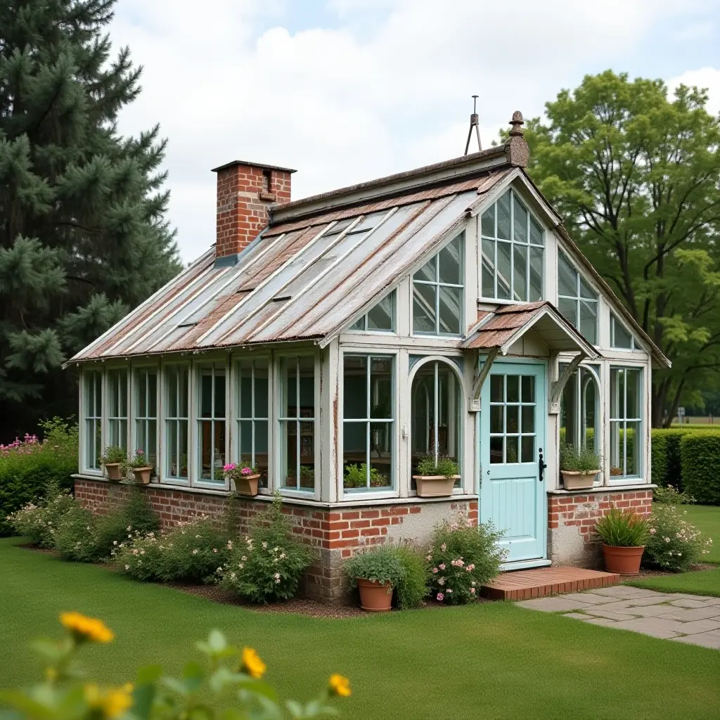 Cottagecore Greenhouse Decor