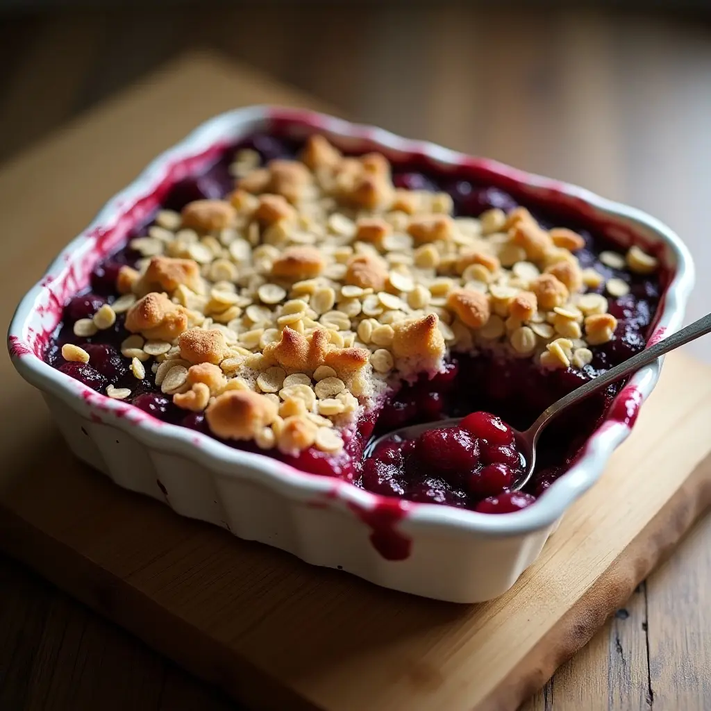 Delicious Fruit Crumble