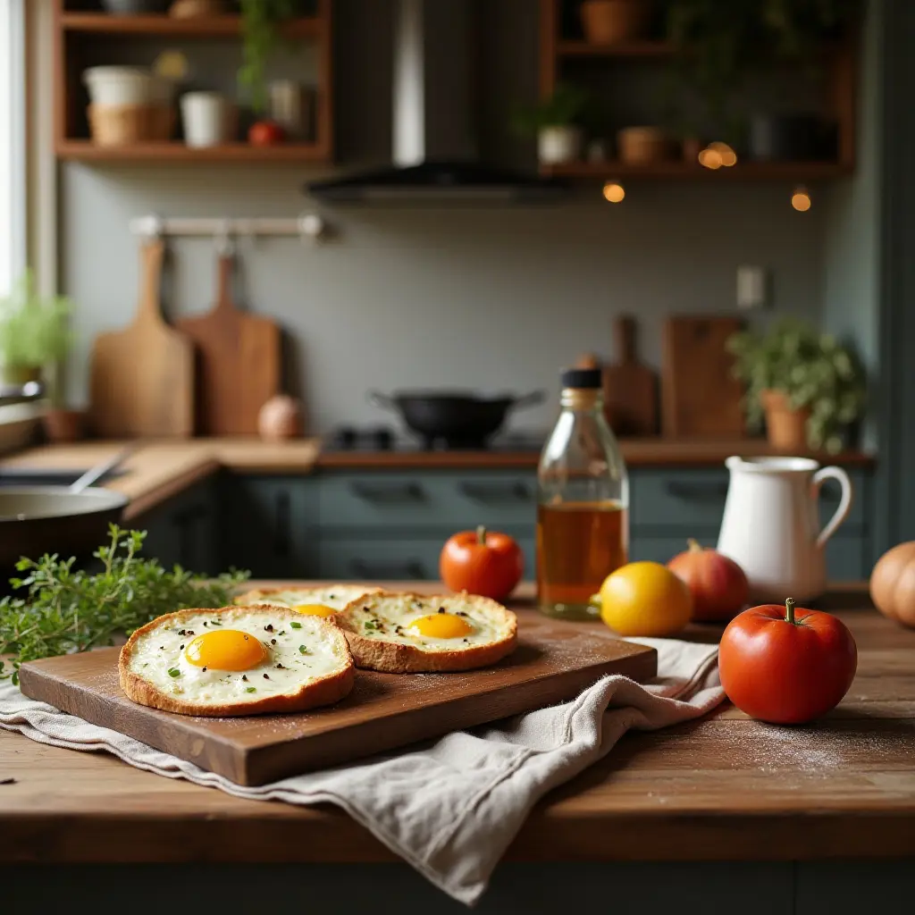 Rustic Breakfast Table